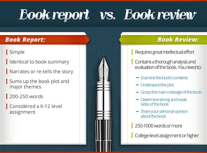 Book report vs essay